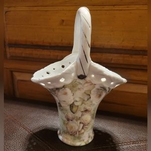 Formalities by Baum Bros. White Rose Chintz Collection Vase
